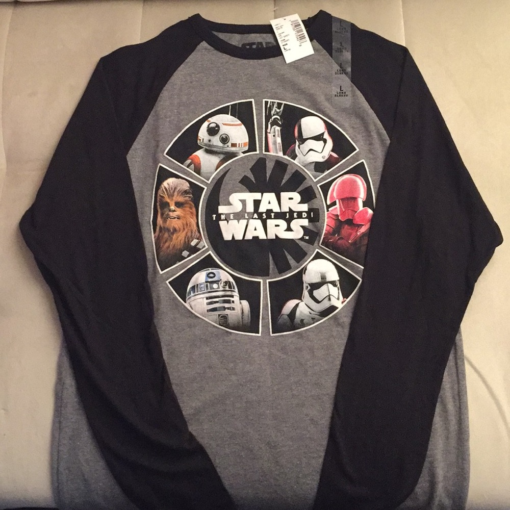 Boys long sleeve Star Wars shirt